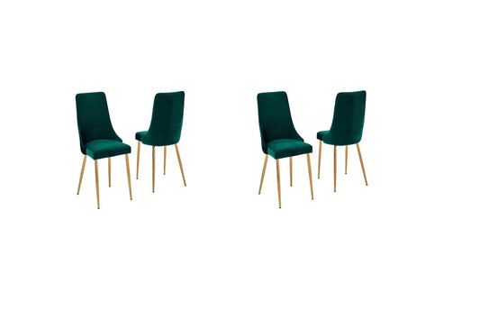 Classic 5 Pc Dining Set w/Uph Side Chair - 2 Chair Choices