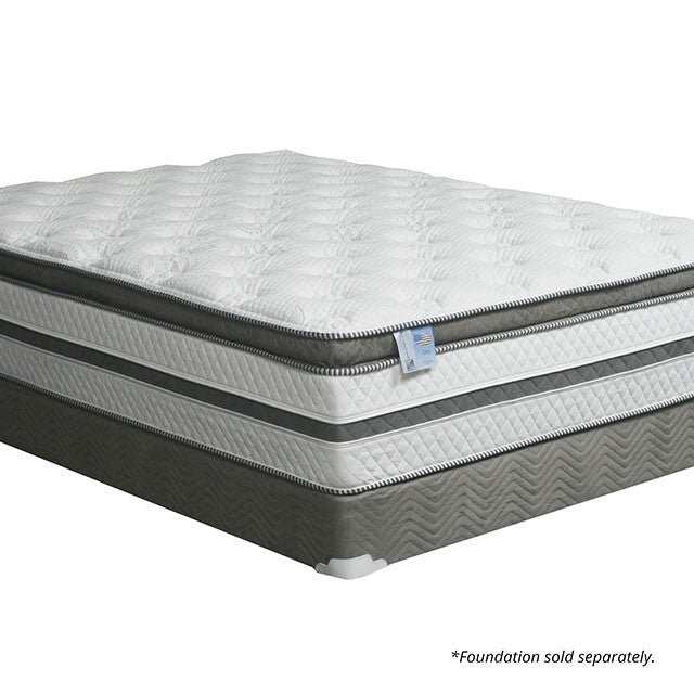 Colchón de espuma viscoelástica con parte superior tipo almohada Euro Siddalee de 16"