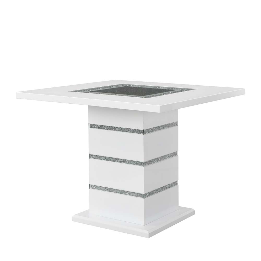 Elizaveta DN00817 Dining Collection - Crystal Diamond Inlay