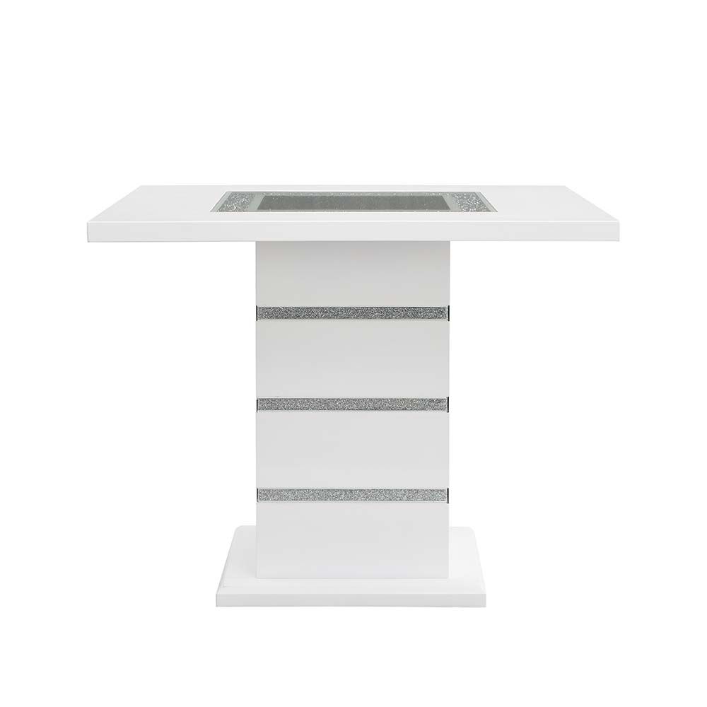 Elizaveta DN00817 Dining Collection - Crystal Diamond Inlay