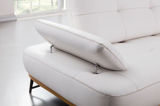 American Eagle EK-L8005M Seccional Blanco con Borde Amarillo