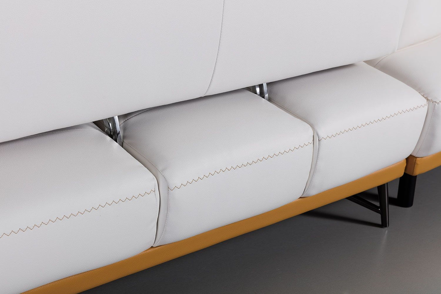 American Eagle EK-L8005M White w/Yellow Trim Sectional