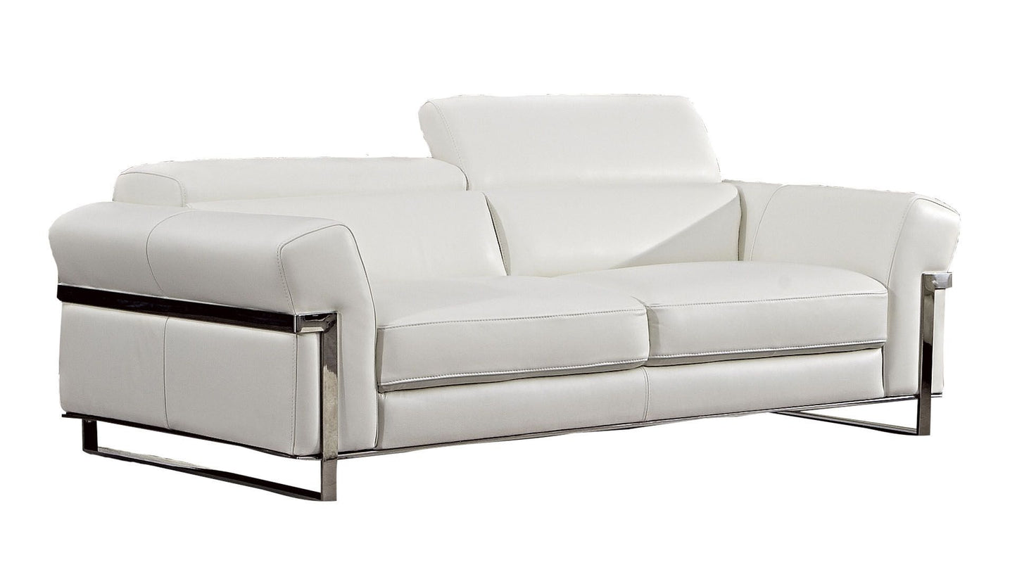 American Eagle EK012 Sofa Collection - White Italian Leather