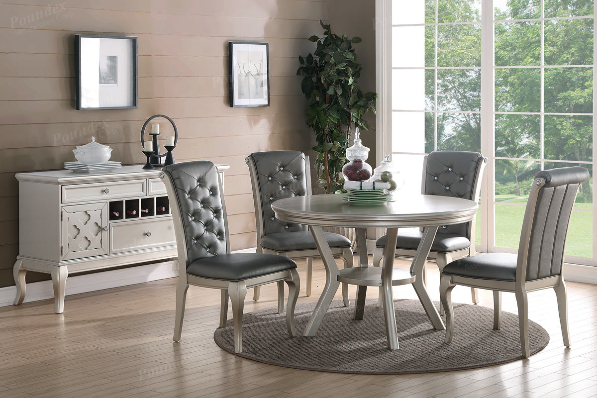 Osmond F2150 Dining Collection - Antique Silver