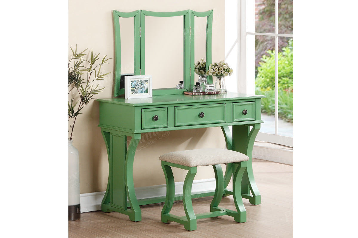 Vanity Set F4117 Apple Green