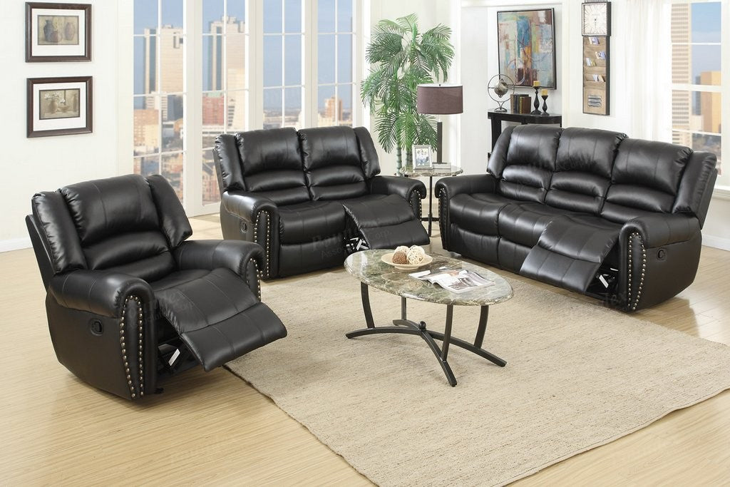 F6749 Layla Motion Sofa Collection - Black or Brown