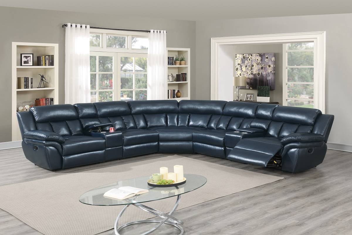 F8700 Poundex Motion Sectional - Manual Recline