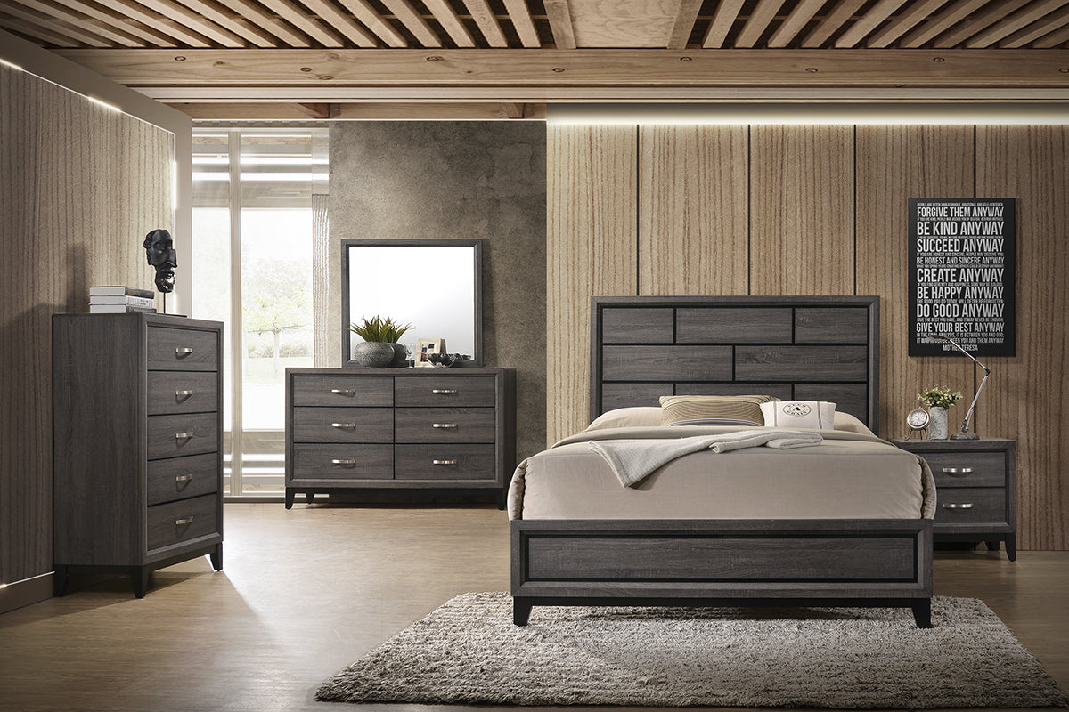 keith dresser Poundex Furniture F9396 - 4 Pc Bedroom Collection