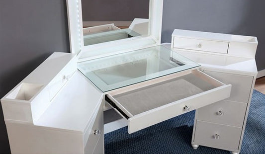 Tracie Glam Vanity Set - 3 Colors - Furniture of America
