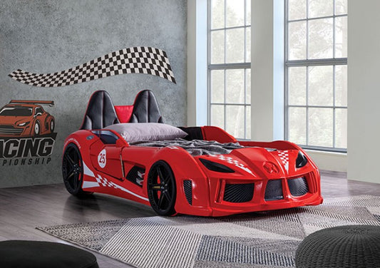 Trackster Race Car Bed - Many Options - 4 Colors