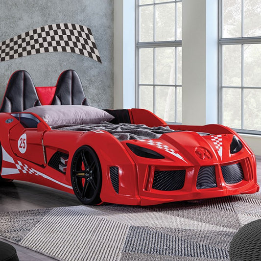 Trackster Race Car Bed - Many Options - 4 Colors