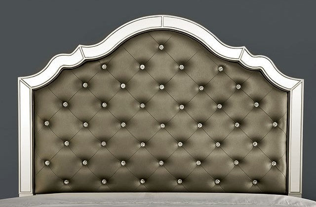 Eliora Glam Bedroom Collection - Silver Finish
