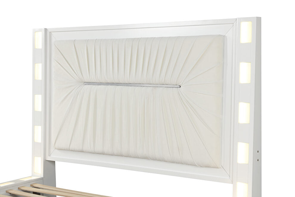 Coco Milky White Bedroom Collection - LED Lighting