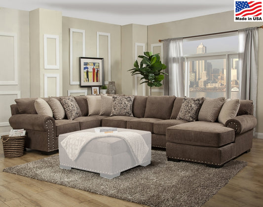 Harley Oversize Sectional New Comfort Ind - 4 Colors