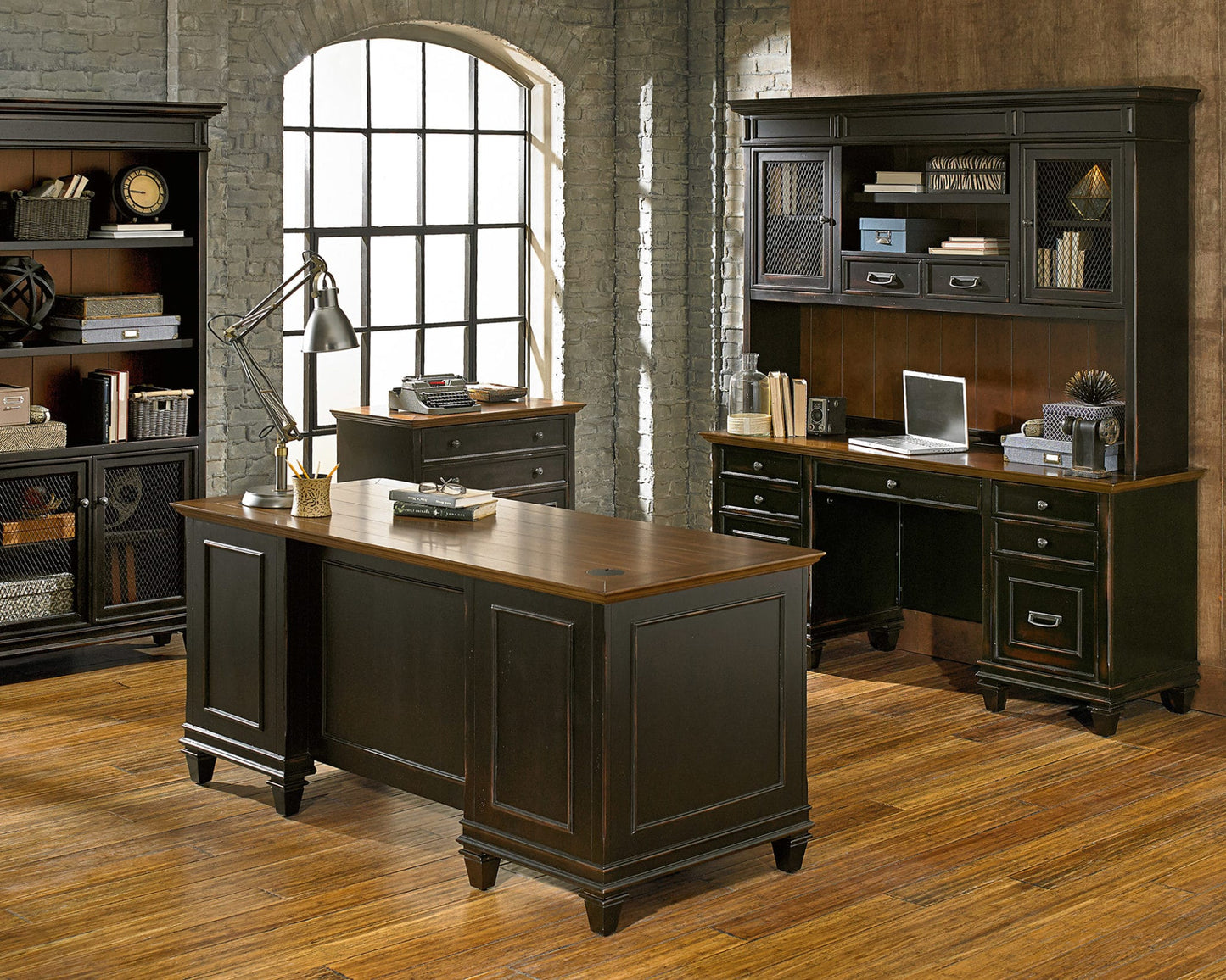 Hartford Double Pedestal Desk Collection - Martin Furniture