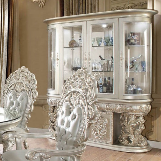 HD-8088 Silver China Cabinet