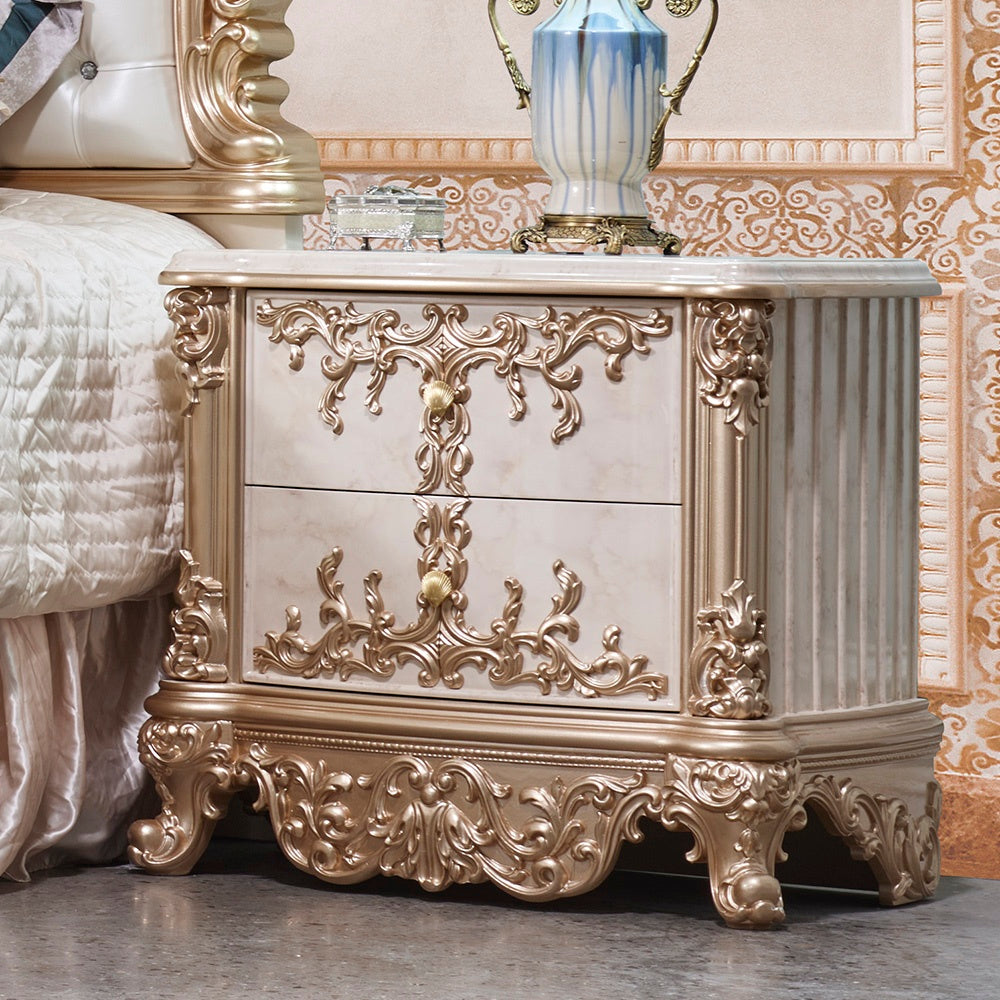 Homey Design HD-9102 Bedroom Set - Button Tufted HB