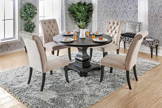 Furniture of America Nerissa Round Table Dining Set