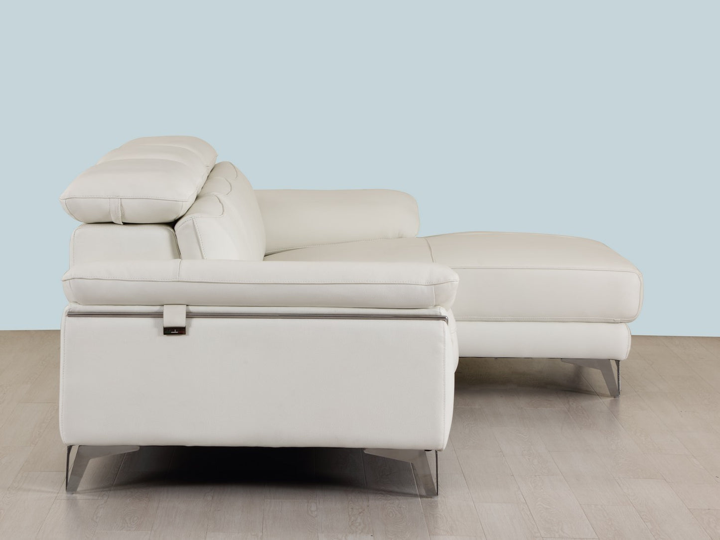 Global United 727 Ferrara Modern Sectional - Genuine Italian Leather