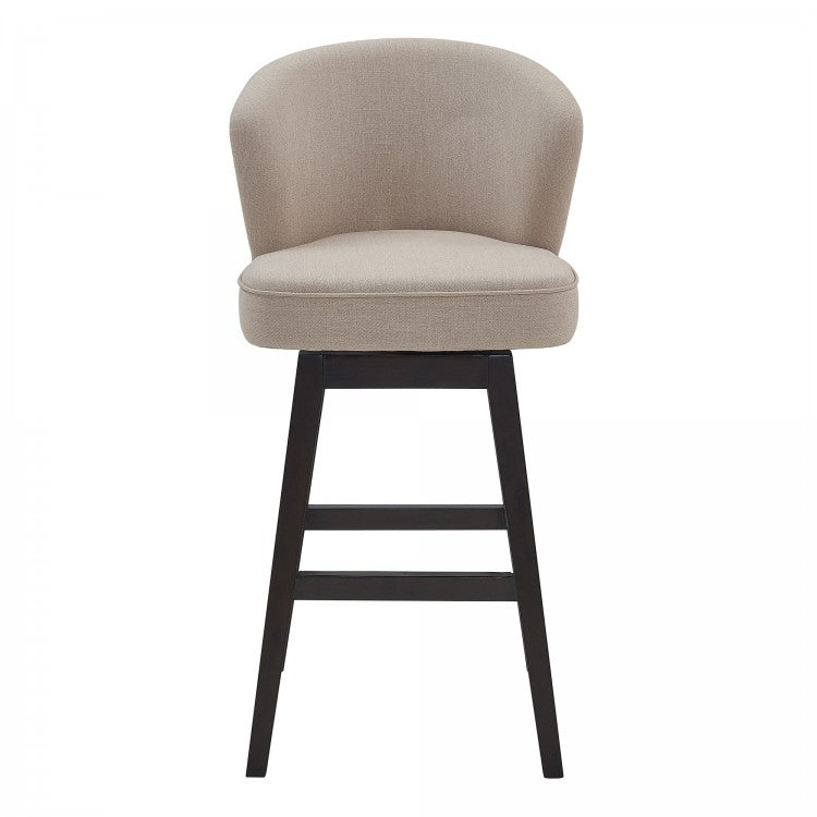 Taburete de bar Brandy de 26" y 30" - Tela gris o tostado