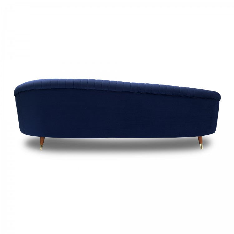 Sofá Armen Living Karisma - Terciopelo azul marino