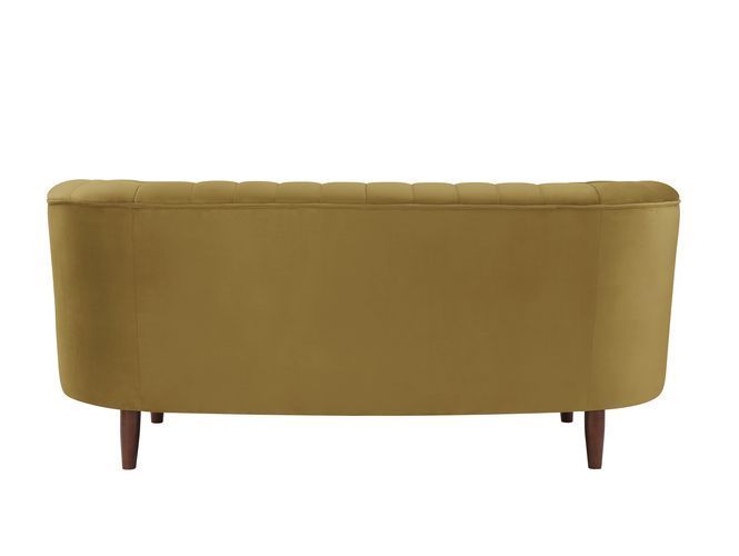 Millephri LV00163 Sofa Set - Olive Yellow Velvet