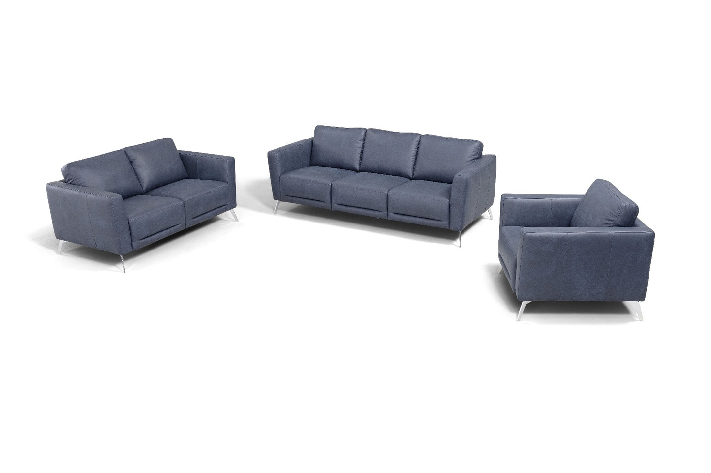 Astonic LV00212 Leather Living Room Set - Made in Italy