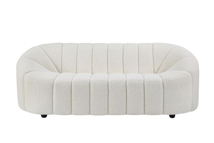 Osmash Sofa & Chair - White Teddy Sherpa