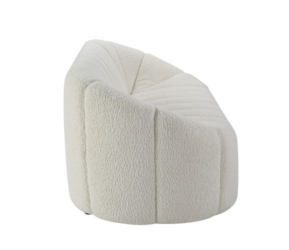 Osmash Sofa & Chair - White Teddy Sherpa
