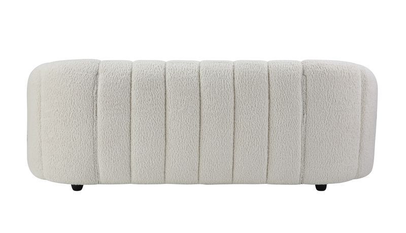 Osmash Sofa & Chair - White Teddy Sherpa