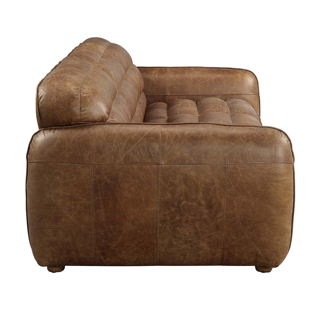 Rafer Cocoa Top Grain Leather Sofa by Acme LV01020