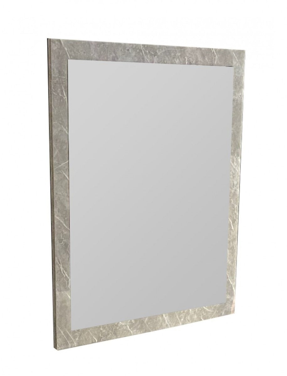 Marbella Gray Marble Mirror