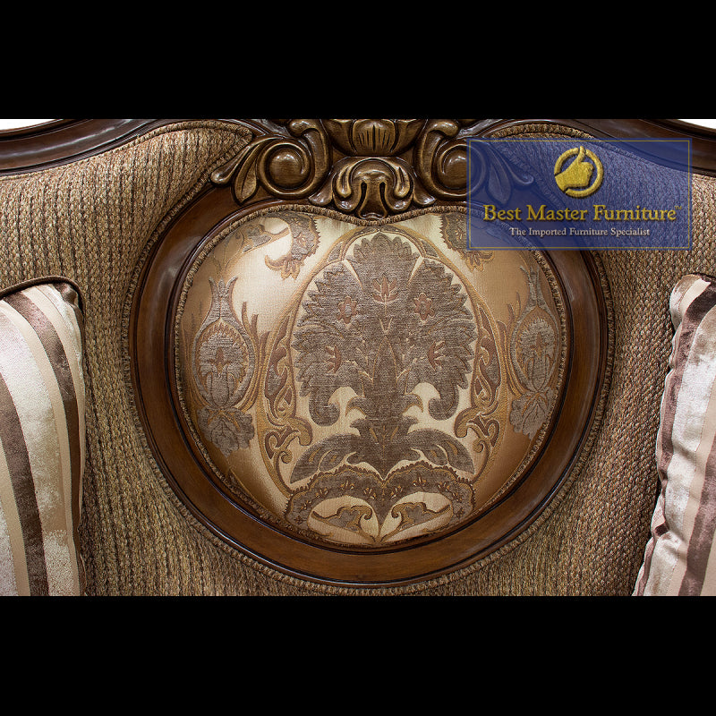 MC1428 Colección de sofás Barbizon - Madera + Tela