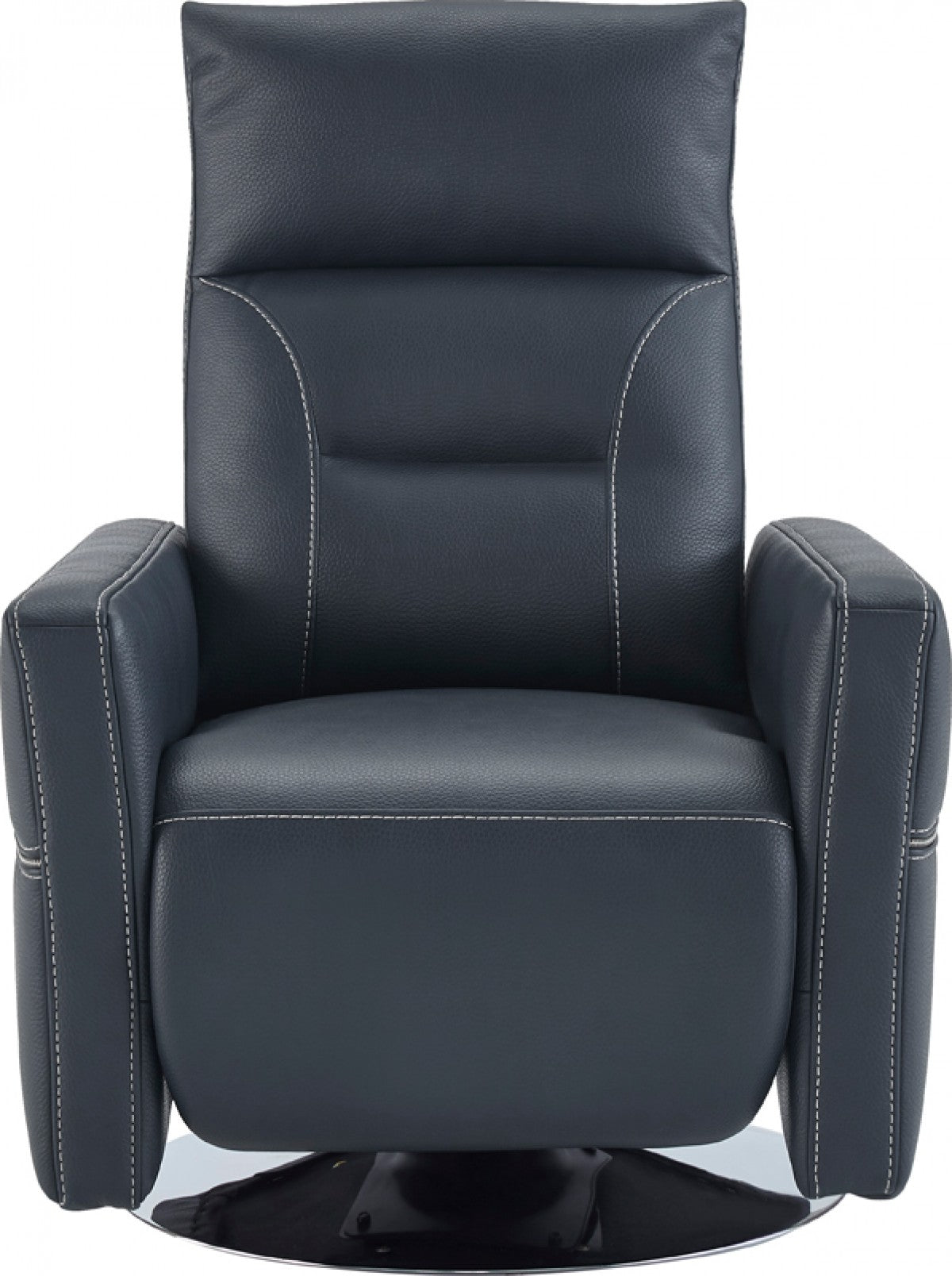 Divani Casa Nashua Modern Blue Leatherette Recliner