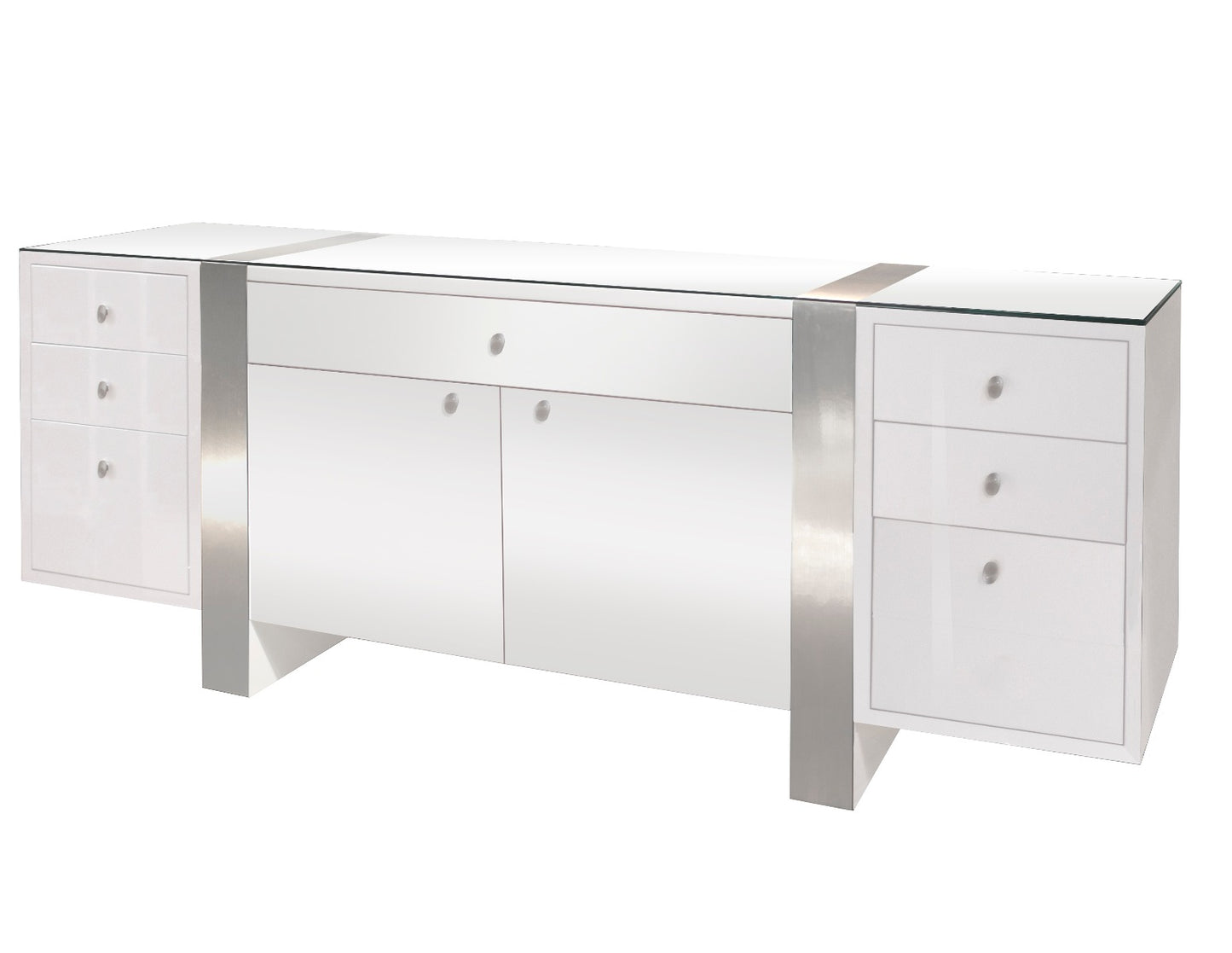 Nero White Credenza