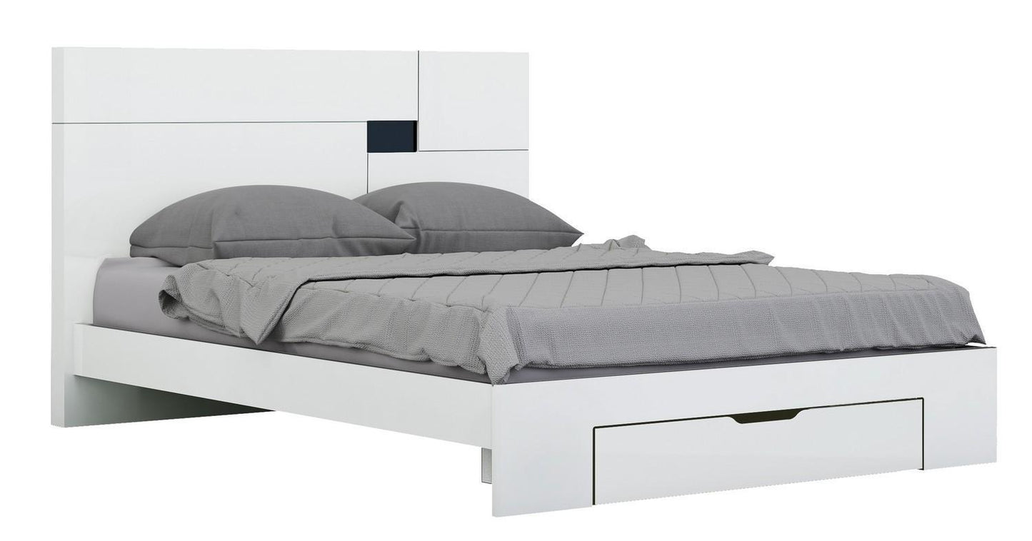 Aria California King Bed - White