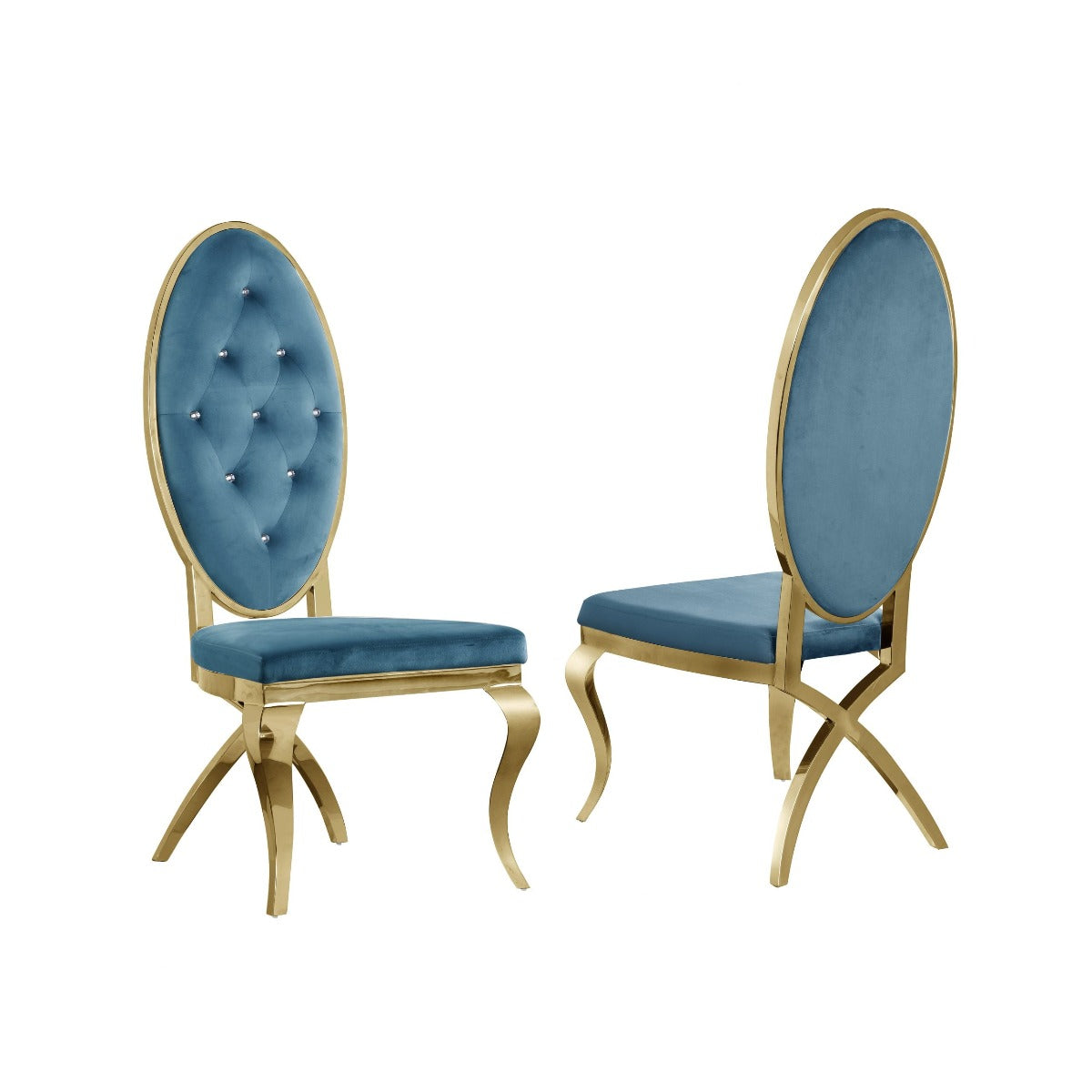 Ambrose Dining Collection with Lazy Susan - 4 Chair Colors