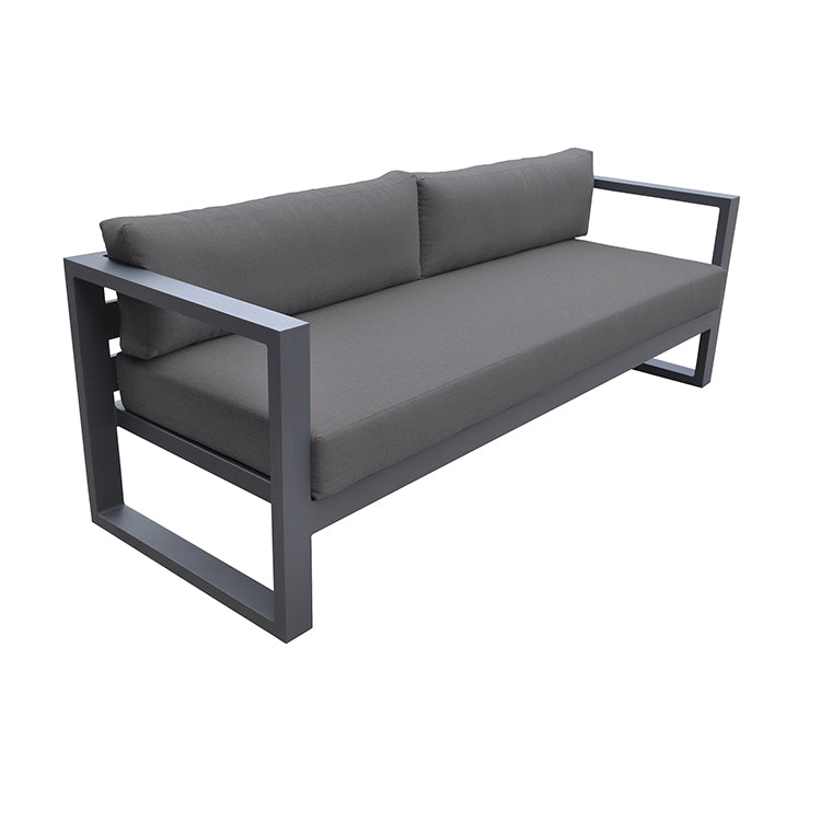 Armen Living Aelani 4 Pc Seating - Gray Aluminum