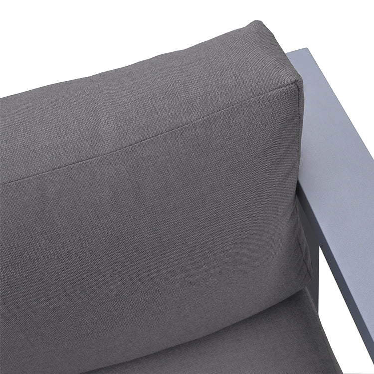 Armen Living Aelani 4 Pc Seating - Gray Aluminum