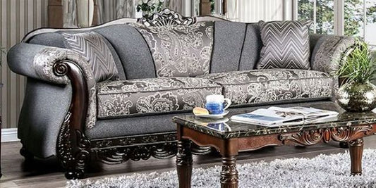 Newdale Sofa & Loveseat Chenille - Furniture of America