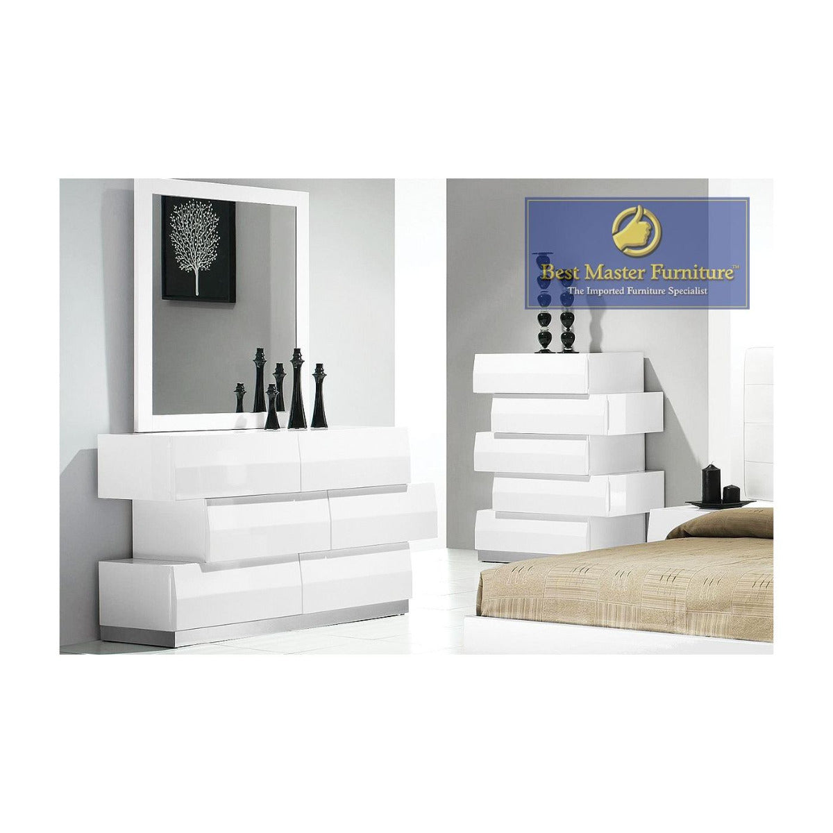 Spain White Lacquer Dresser Best Master – Bradley Home Funishings Spain White Lacquer Dresser Best Master – Bradley Home Funishings