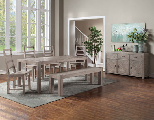 Steve Silver Auckland Reclaimed Dining Collection - Salvaged Timber