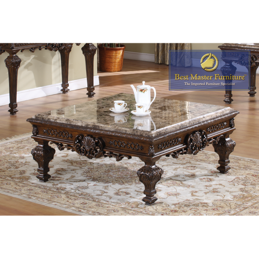 Sasha Traditional Occasional Tables - Marble Top