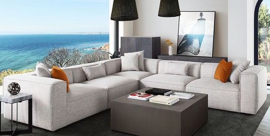 Vice Modular Sectional by Diamond Sofa - Barley Fabric