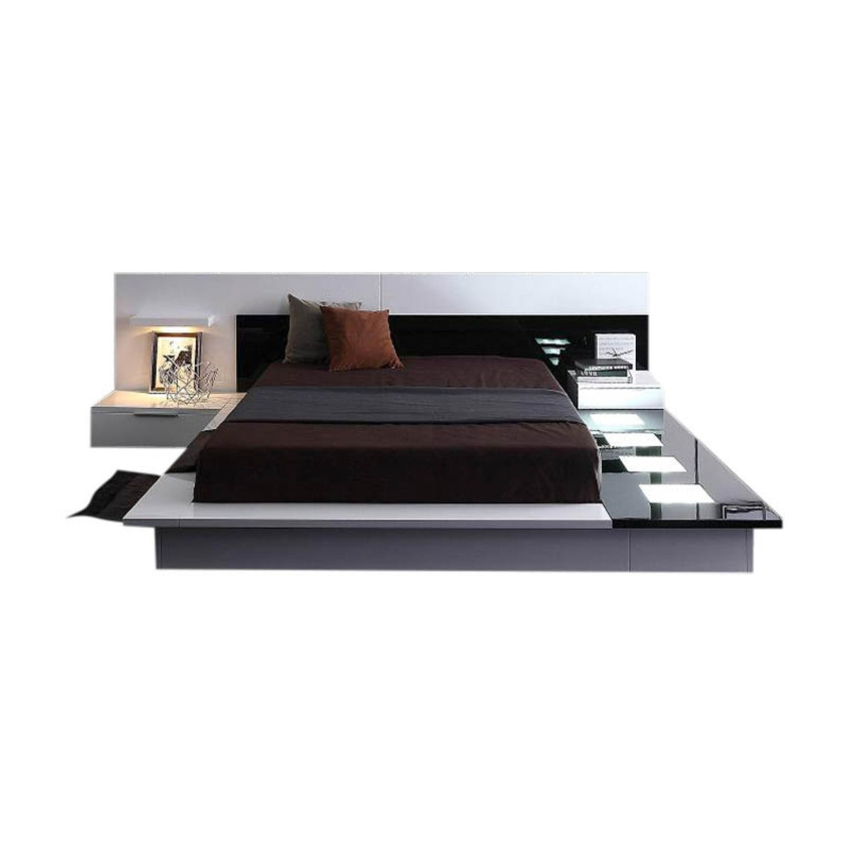 Impera King Bed w/Night Stands
