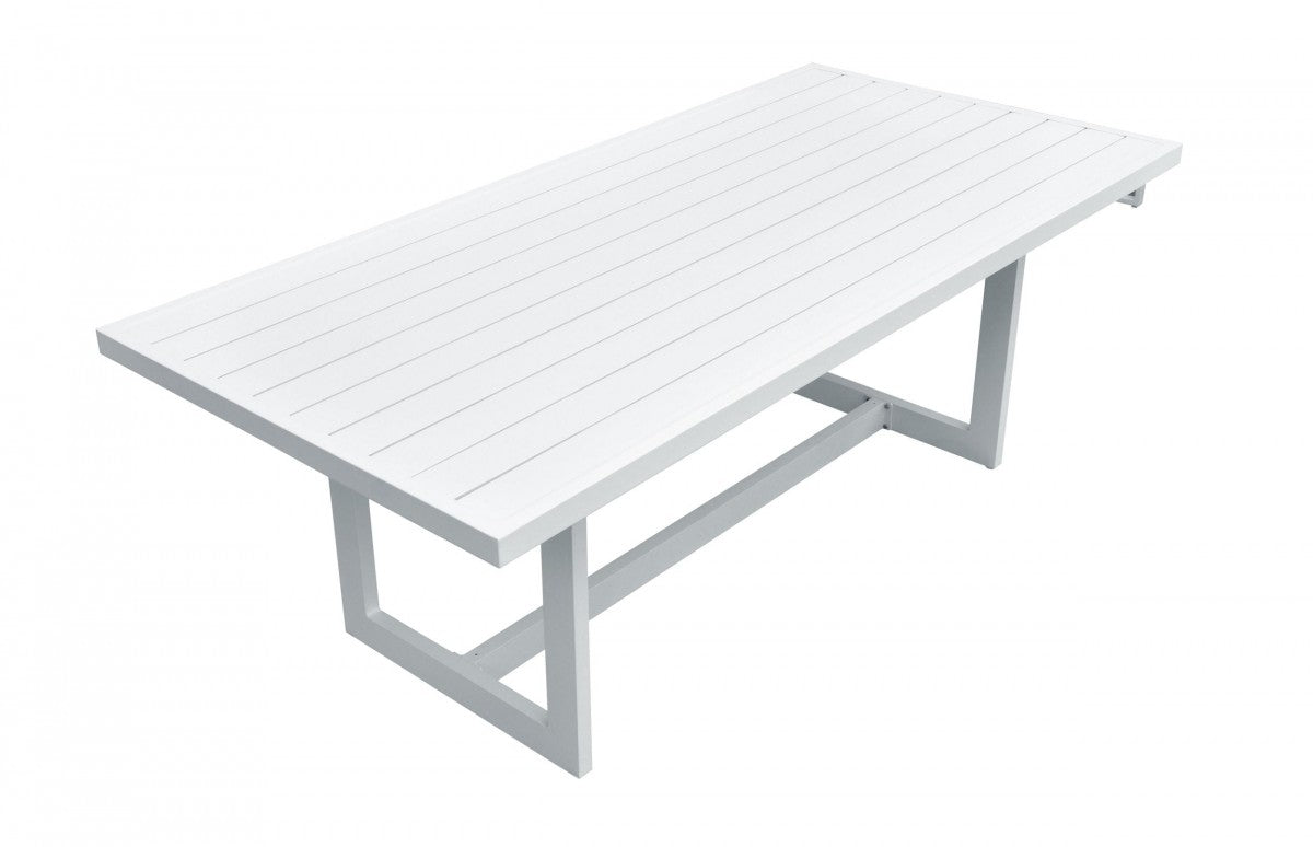 Colección de comedor al aire libre blanco moderno Renava Wake