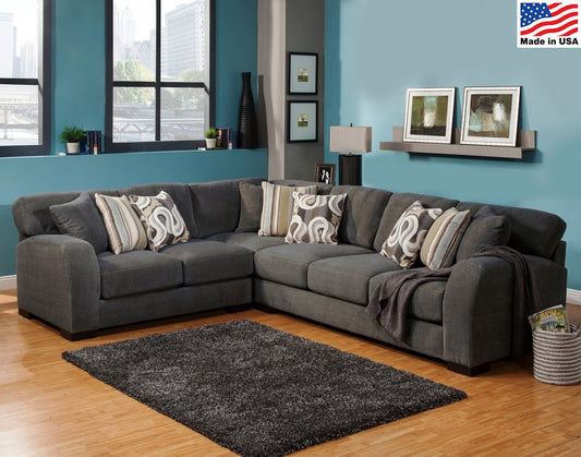 New Comfort Industries Wesley 3 Pc Sectional