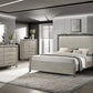New Classic Lennox Modern Gray 4 Pc Bedroom Set