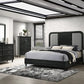 Skyline Black 4 Pc King Onyx Bedroom Set