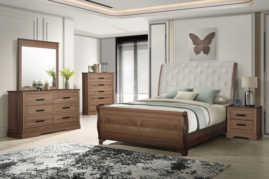 Coventry Hall 4 Pc Pecan Bedroom Set